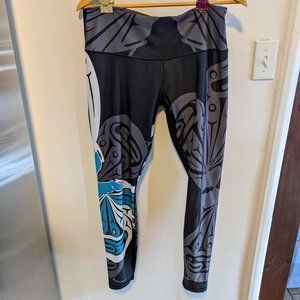 Nominou Design Butterfly Haida Indigenous Leggings